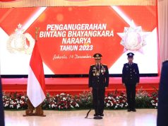 Presiden Jokowi Anugerahi 209 Personel Polri Bintang Bhayangkara Nararya