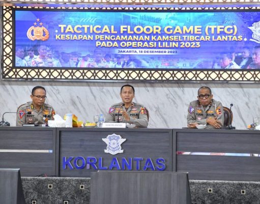 Korlantas Polri Gelar TFG Persiapan Pengamanan Operasi Lilin 2023