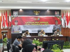 Wakapolda Sulteng Pimpin Latihan Kesiapan Anggota Ops Lilin 2023