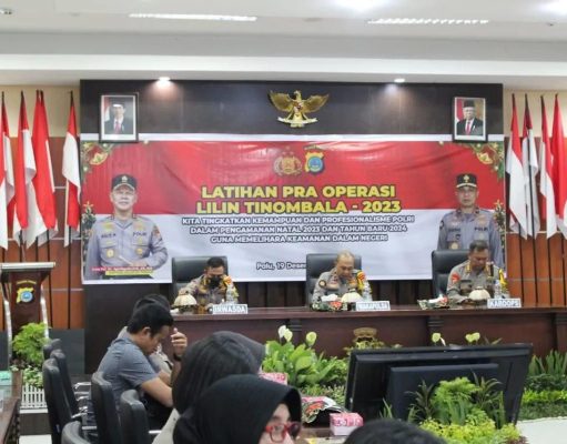 Wakapolda Sulteng Pimpin Latihan Kesiapan Anggota Ops Lilin 2023
