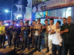 112 Anggota Banser Gelar Pengamanan Ibadah Malam Natal di Kota Manado