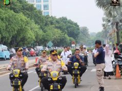 Kombes Pol Gidion Arif Setyawan Kapolres Metro Jakarta Utara, Kunjungan di Taman Impian Jaya Ancol Dalam Rangka ”Operasi Lilin Jaya 2023″ Nataru