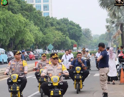 Kombes Pol Gidion Arif Setyawan Kapolres Metro Jakarta Utara, Kunjungan di Taman Impian Jaya Ancol Dalam Rangka ”Operasi Lilin Jaya 2023″ Nataru