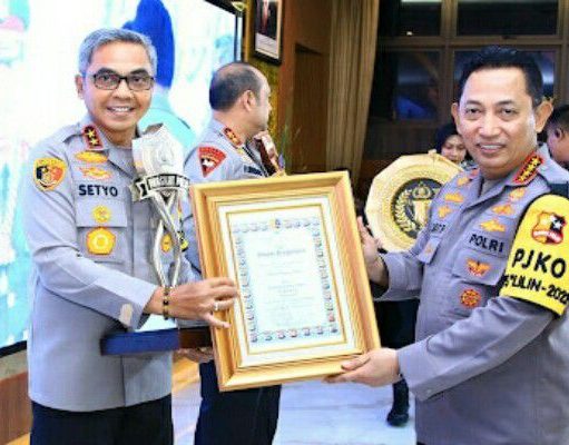 Kapolda Sulut Raih Juara II Lomba Pengawasan Melekat