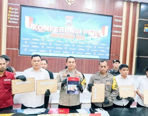 Polisi Berhasil Tangkap Pelaku Penggelapan Uang Nasabah Rp 1 Miliar di Blitar