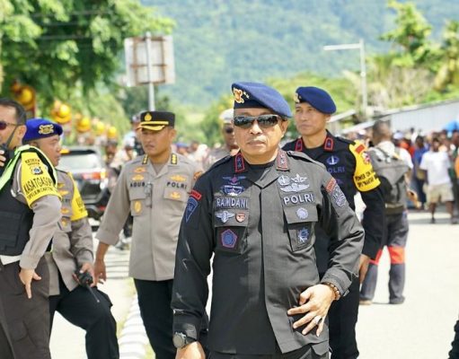 Wadankor Brimob Turun ke Lapangan Monitoring Aksi Ricuh di Papua