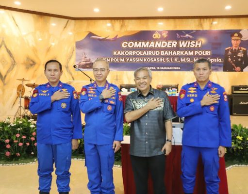 Kakorpolairud Baharkam Sampaikan Commander Wish : Pedomani AIRUD