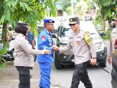 Kapolda Bali Cek Personel Pengamanan Deklarasi Cawapres di Pulau Dewata