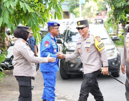 Kapolda Bali Cek Personel Pengamanan Deklarasi Cawapres di Pulau Dewata