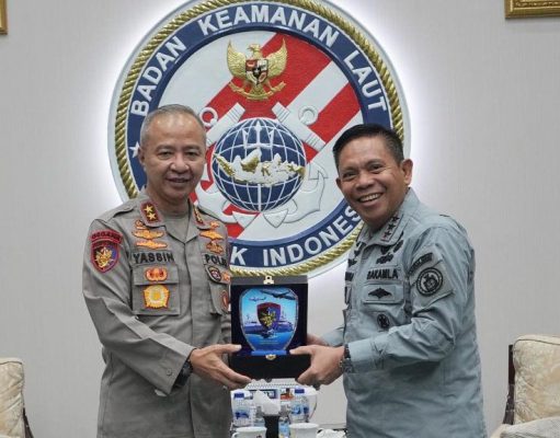 Tingkatkan Sinergitas dan Kerjasama, Kakorpolairud Kunjungi Bakamla