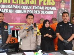 Polisi Berhasil Menangkap 4 Komplotan Perampok Bersenjata Api di Serang