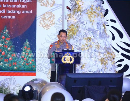 Kapolri Hadiri Perayaan Natal 2023 di Mabes Polri