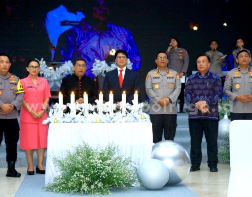 Kapolri Mengutip Statement Presiden pada Perayaan Natal 2023 di PTIK