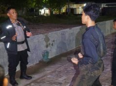 Temui Perguruan Silat, Kapolsek Mojoroto Sampaikan Pesan Pemilu Damai