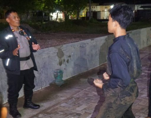 Temui Perguruan Silat, Kapolsek Mojoroto Sampaikan Pesan Pemilu Damai