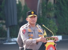 Polda Banten Gelar Apel Pasukan Persiapan Pergeseran Personel Untuk Kesiapan Pengamanan TPS