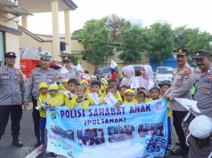 Polisi Sahabat Anak Sat Binmas Bersama Sat Lantas Polres Metro Jakarta Utara