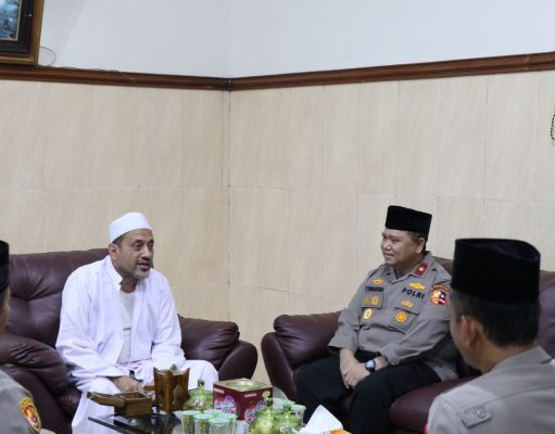 Ditemui Wakaops NCS Polri, Habib Taufiq Assegaf Pasuruan Doakan Pemilu Berjalan Aman dan Damai