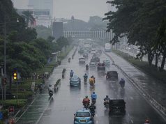 Selasa, Sejak Pagi Sebagian Besar Wilayah Jakarta diguyur Hujan