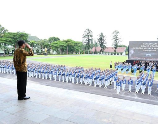 Presiden Jokowi Resmikan Graha Utama Akademi Militer Magelang