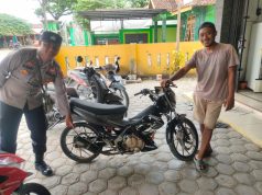 Sosialisasi Larangan Knalpot Tidak Sesuai Spesifikasi Teknis, Anggota Polsek Pancur Sambangi Bengkel Motor