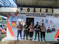 Posko Netralitas TNI – Polri Didirikan di Kawasan Monumen Djoeang 45 Kota Pekalongan