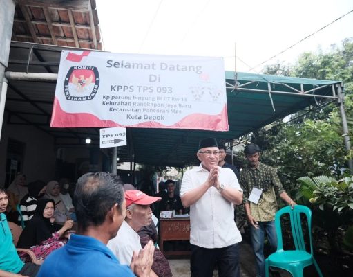 Tinjau Sejumlah TPS, Wali Kota Depok: Antusiasme Masyarakat Sangat Tinggi