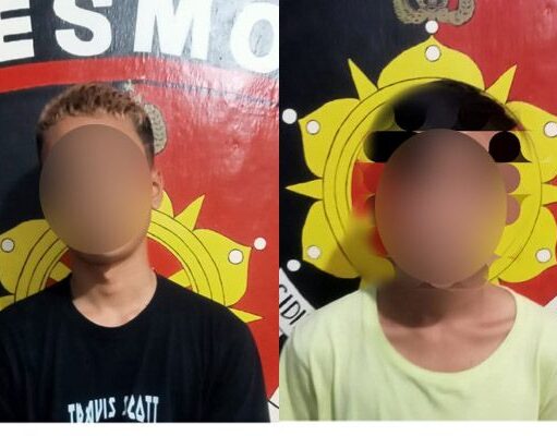 Polres Bitung Amankan Dua Terduga Pelaku Pencurian Sepeda di Manembo-nembo Atas