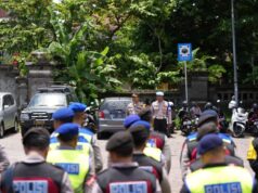 Pada Pengamanan Kampanye Partai Politik Polda Bali Siagakan Personel