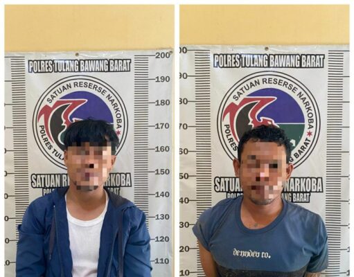 2 Pemuda Terduga Pemakai Sabu di Tiyuh Mekar Asri Tulang Bawang Barat diamankan Polisi