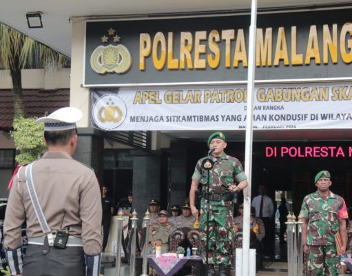 TNI Polri Kota Malang Gelar Patroli Skala Besar Pemilu 2024, Tingkatkan Keamanan dan Pupuk Sinergitas