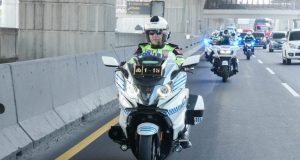 Gunakan Motor Patroli di Tol Cikampek, Kakorlantas Pastikan Libur Panjang Isra Mi’raj dan Imlek 2024 Lancar