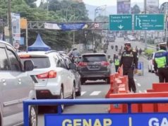 Polres Bogor Catat 120.000 Kendaraan Naik dan Turun Lintasi Jalur Puncak