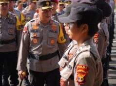 Kapolda Lampung Pimpin Pergeseran Pasukan Pengamanan TPS Pemilu 2024