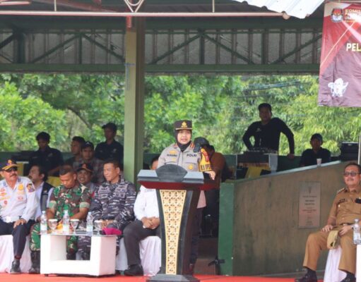 Apel Kesiapan dan Do’a Bersama Pemungutan dan Penghitungan Suara Pemilu 2024 dihadiri Kapolresta Cirebon