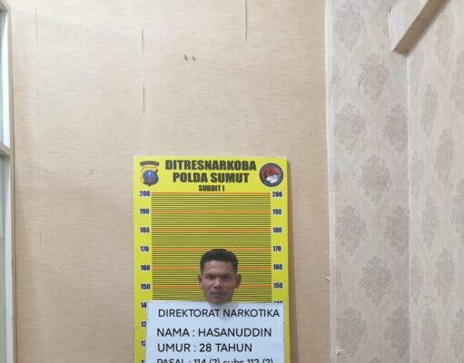 Polda Sumut Tangkap Bandar Narkoba, 13 Bungkus Sabu Disita