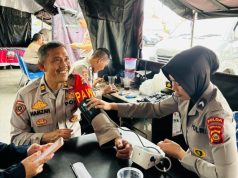 Tim Kesehatan Keliling Polda Sumsel Gelar Pemeriksaan Kesehatan Kepada Petugas KPPS