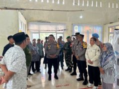 Kapolres Dharmasraya Pantau Proses Rekapitulasi Surat Suara di PPK Kabupaten Dharmasraya
