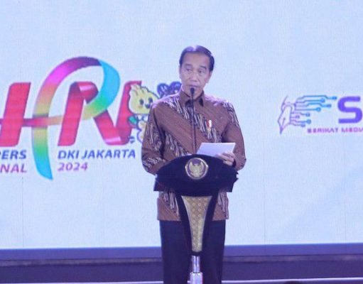 Presiden Jokowi didampingi Kapolri Hadiri Puncak Hari Pers Nasional 2024