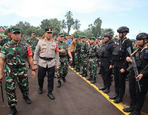 Sebanyak 1.635 Personel Polri Bersama TNI Siap Amankan Kunjungan Kerja Presiden RI di Sulawesi Utara