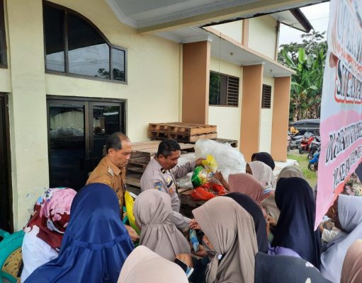 Operasi Pasar Beras Bersama Satgas Pangan di Daerah Hukum Polresta Serkot