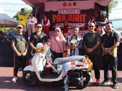 Berkah Ikut Coblosan, Warga Margomulyo Terima Hadiah Sepeda Motor dari Polres Trenggalek
