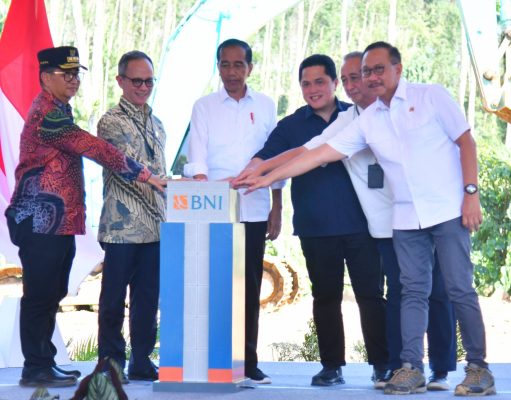 Presiden Jokowi Dorong Transformasi Ekonomi, Groundbreaking BNI 46 di IKN