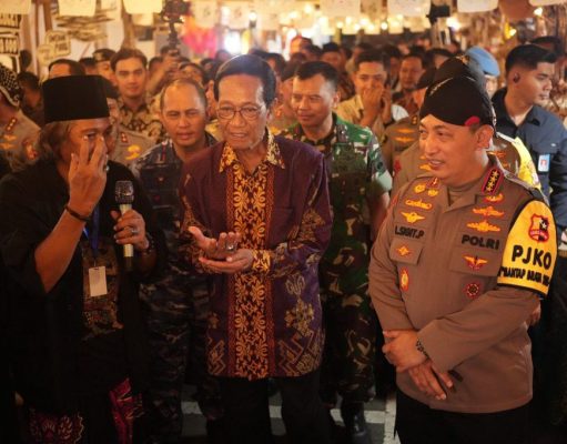 Gandeng UMKM dan Jaga Kerukunan Kapolri Buka “Pasar Kangen Wiwitan Pasa #2” di Polda DIY