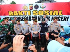 Baksos Polri Presisi Untuk Negeri, 5000 Sembako Dibagikan di Sukabumi