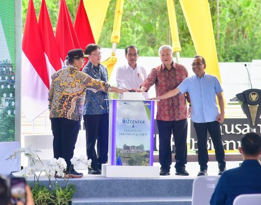 Presiden Jokowi Groundbreaking Astra Biz Center dan Nusantara Botanical Garden di IKN
