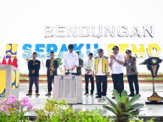 Presiden Joko Widodo Resmikan Bendungan Sepaku Semoi untuk Jamin Pasokan Air Bersih di IKN