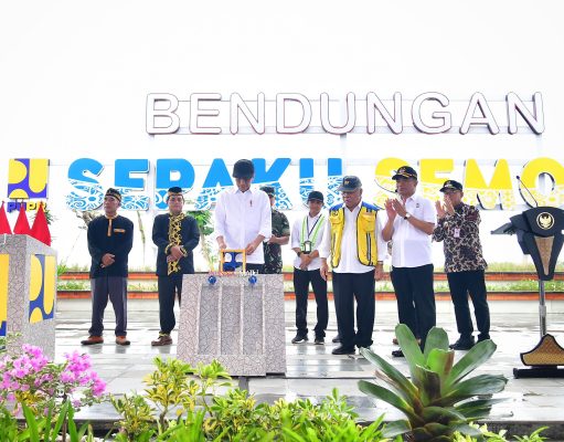 Presiden Joko Widodo Resmikan Bendungan Sepaku Semoi untuk Jamin Pasokan Air Bersih di IKN