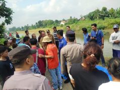 Inafis Polres Tulungagung, Melakukan Olah TKP Penemuan Orang Meninggal di Sungai Lodagung