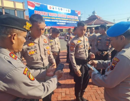 Propam Polres Jepara Razia HP Setiap Anggota Polri Berantas Judi Online di Internal